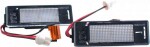 number plate light led citroen. peugeot oem 6340f0. 6340a5. 9682403680 canbus 2pc m-tech