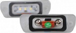 number plate light led mercedes benz oem 2518200166. a2518200166 canbus 2pc m-tech