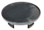 Caps 65mm ( without logo). black. porsche oe- for wheel. black