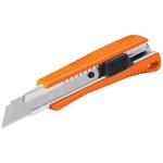Retractable knife plastic CUT-6 with 3pcs 18mm blades 16974