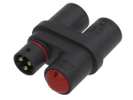 H-plug 250V 42x63x21mm 16A