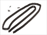 chain 428 D standard, number link 144 without o-ring black, connection method car fastener