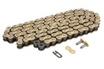 chain 520 MX reinforced, number link 118 without o-ring golden, connection method car fastener HONDA CR; HUSQVARNA TC, TE, WR/E; KTM EXC, EXC-F, LC4, SX, SX-F, XC, XC-F, XCF-W, XC-W, XCW-F 125-620 1982-