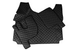 FL14, floor mats - ECO- leather, RENAULT version - T ( . starting from 2014) - low cabin black