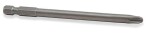 head screwdriver (bit) HEX / Phillips, plug: 1/4", dimensions : PH2, long/a, length.: 100 mm