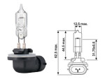 halogen bulb 12V 37.5W, (PGJ13)