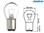 Metallsokliga BULB 24V P22, BA15d