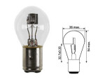 Metallsokliga BULB 24V 45/40W (BA20d)