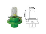 with plastic socket BULB 24V 1.2W (BAX8.4D)