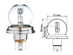 Metallsokliga BULB 6V 45/40W (P45t)