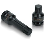 1/2" dr. spline screwdriver bit impact socket m18