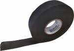 textile Waterproof kaitseteip 24mm. roll 24m black. softglue blue sports