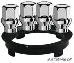 nut mh12x1,50/34/19 4pc. + 70,1-56,1 1pc. autec no.45