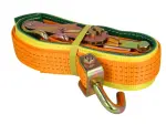 fixing strap 3m kaitsekattega for car (kolmepunkti,2 fikseeritu hook 1 hook rotating,LC-2500/5000, venitus.4%)