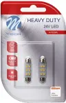 24v sv8.5-8 led BULB 0.77w 41mm c5w heavy duty blister 2pc (osram led) m-tech