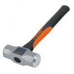 Octagonal sledge hammer 1800g with fiberglass handle 36cm 16536