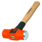 Octagonal engineer hammer with wooden handle 1800g 16508
