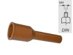 Piibuklemm 69.5mm straight, DIN. DIN 72566F