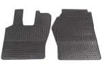 floor mats ( rubber, 2pc., black, cabin r,g) SCANIA P,G,R,T 03.04-