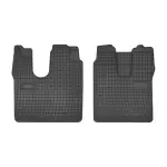 floor mats ( rubber, 2pc., black) MAN TGL, TGM, TGS 04.05-