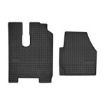 floor mats ( rubber, 2pc., black, automatic transmission) MERCEDES ACTROS 04.96-