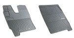 floor mats ( rubber, 2pc., type 160) IVECO EUROCARGO I-III 01.91-09.15