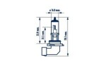 bulb, hi beam lights HB4/9006 RPB + 12V NARVA