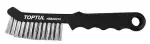 TOPTUL brush wire, plastic handle, 2 rows