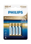 battery AAA PREMIUM ALKALINE LR03 BLISTER 4pc.