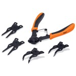 lock ring pliers set replaceable heads 4 pc 17355