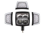 snow plow light, with glass heating 10-30v 229.00 x 150.00 x 80.00mm led 1pc