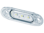 LED Side marker light, white 12-24V 79.00 x 25.00 x 15.00mm