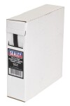 SEALEY pipe Heat-shrinkable diameter 6.4-3.2mm, 12m, black