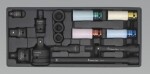 Tool Tray with Impact Socket & Adaptor Set 15pc Metric Tool Tray with Impact Socket & Adaptor Set 15pc TBT25