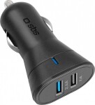 cigarette lighter to seat charger 2xusb 2.4a sbs