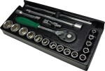 tools set 1/2" 20 pc in box for tool trolley