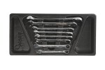 set wrenches flat ring Ratchet (8 pc), dimesions (8, 10, 11, 12, 13, 14, 17, 19) in box for tool trolley