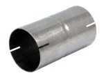 connecting pipe 76 mm, stainless