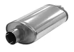 oval silencer Super 63, stainless