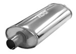oval silencer Big 51, stainless