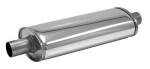 oval silencer Medium 45, stainless