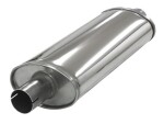 oval silencer Medium 51, stainless