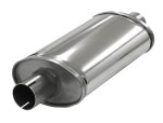 oval silencer Small 51, stainless
