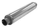 round silencer Turbex 76, stainless