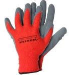 Polüestersõrmikud vahustatud latex coating red 8