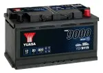 starter battery YBX9115 80ah 800a 317x175x190 -+