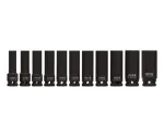 YATO YT-1054 set sockets impact long 1/2"1 parts 10-24MM