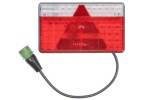 ASPOCK A35-0202-031 / rear light right multi led (led, 24v, with turn signal, fog light, reverse light, with stop light, parking light, triangular reflector, cable length: 0.5m, connection: ass2 7pin, flat)