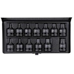 13-os. 1/2" hex (hex) and torx (tx) impact bits set jbm