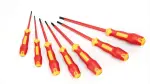 7-pc T-series VDE-Insulated screwdriver set.